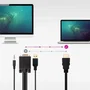 Nanocable Cable Conversor HDMI a VGA + Audio + USB, 1.8 m, Negro